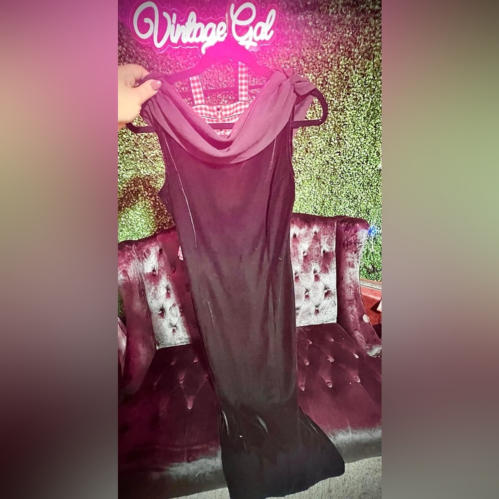 Vintage velvet dress